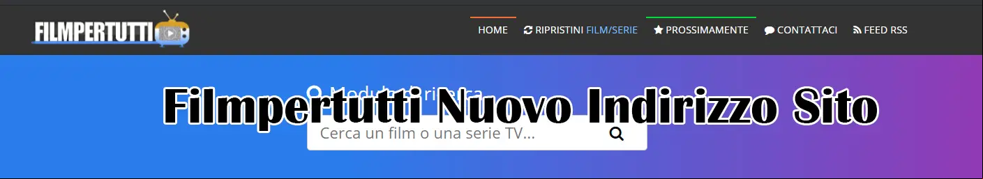 Filmpertutti Nuovo Indirizzo 2022